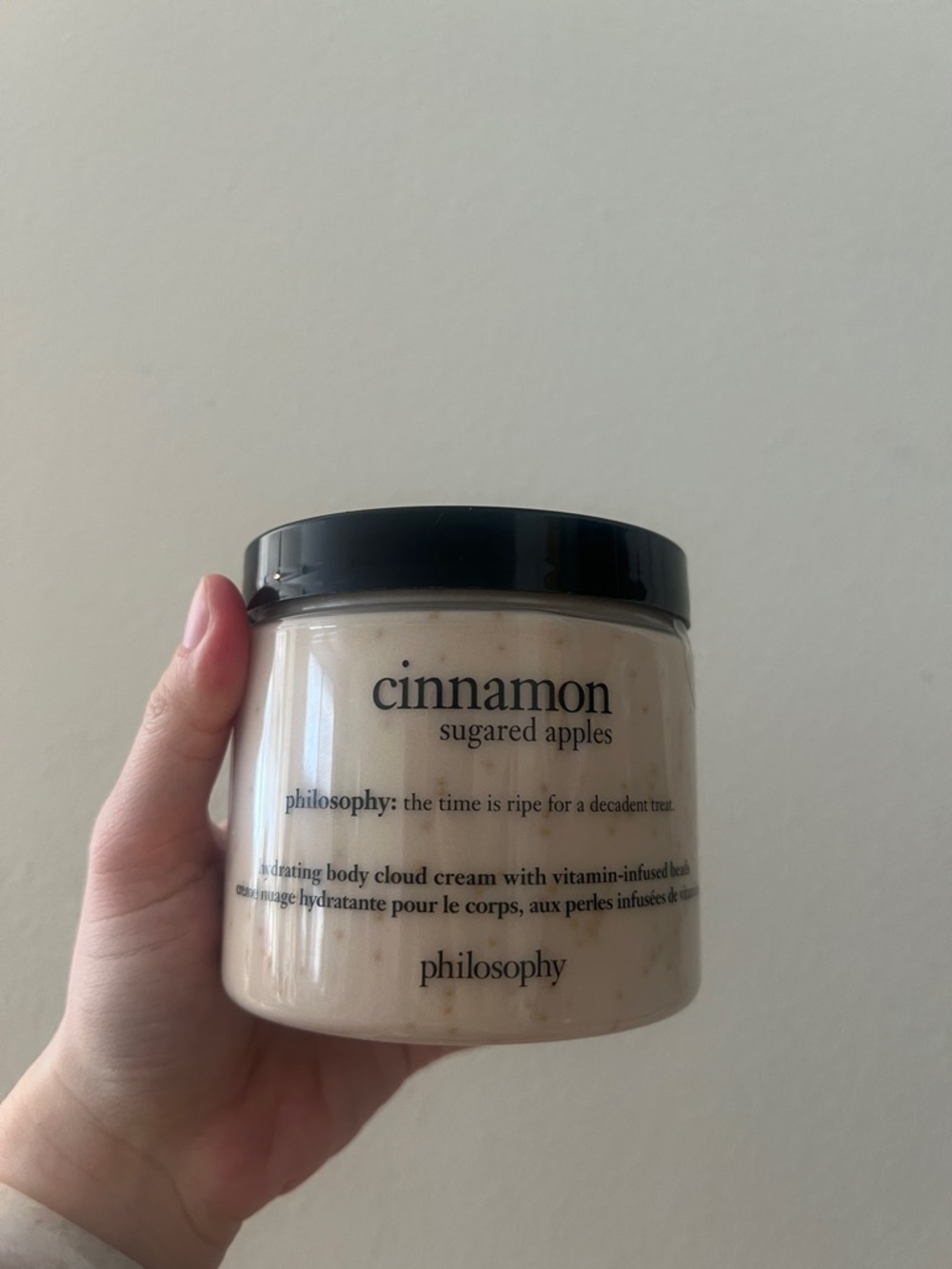 Philosophy Cinnamon Sugared Apples hydrating body cloud cream 16 floz / 480 ml